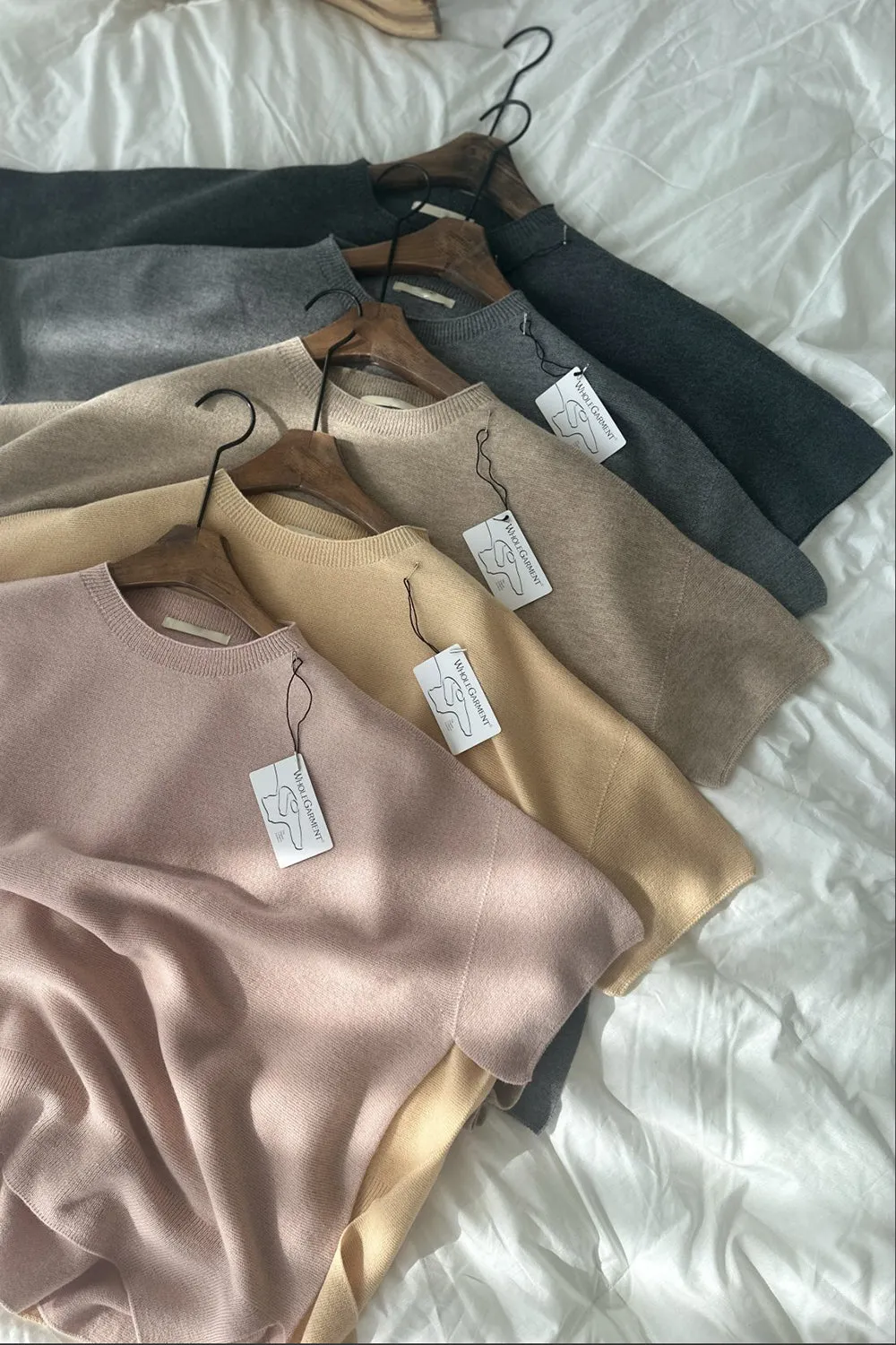 Relaxed Short Sleeve Sweater