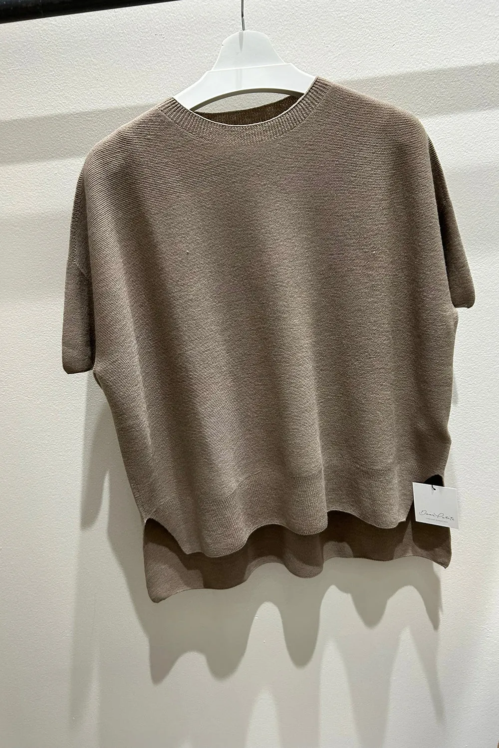 Relaxed Short Sleeve Sweater