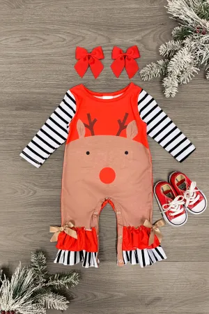 Rudolph The Red Nose Reindeer Romper