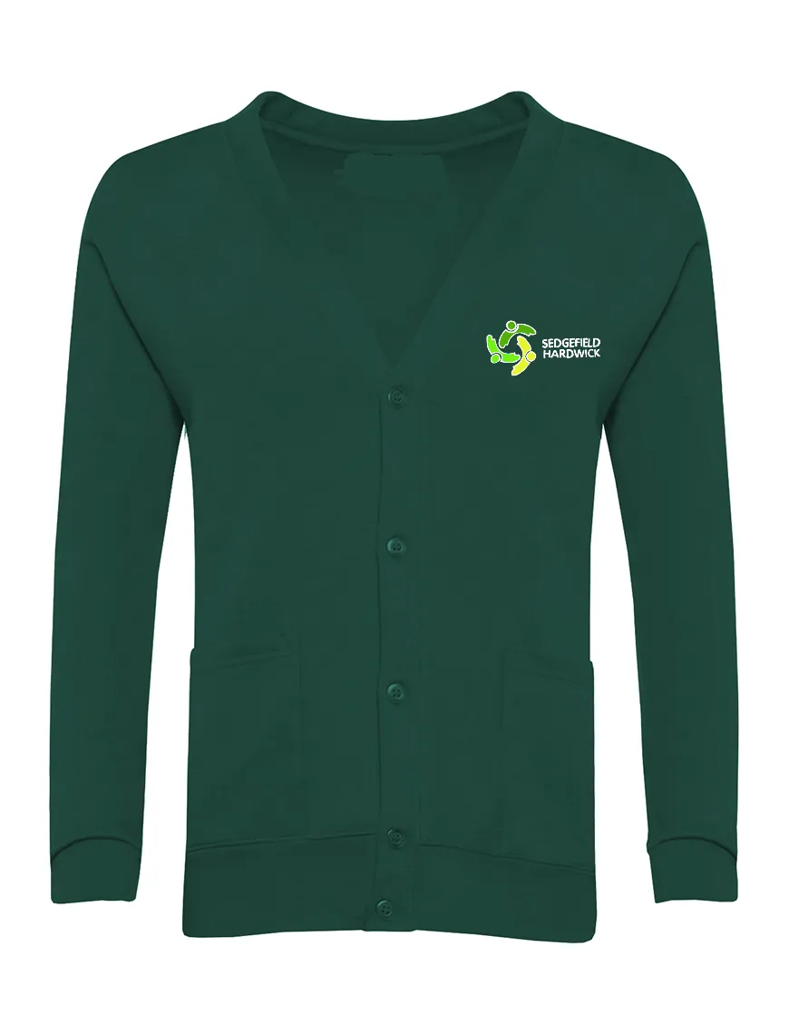 Sedgefield Hardwick Primary School Bottle Green Cardigan
