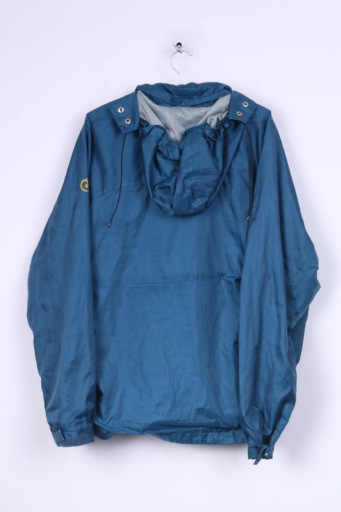 Sherpa Mens XL Rain Jacket Hooded Dark Turquoise Full Zipper Outdoor