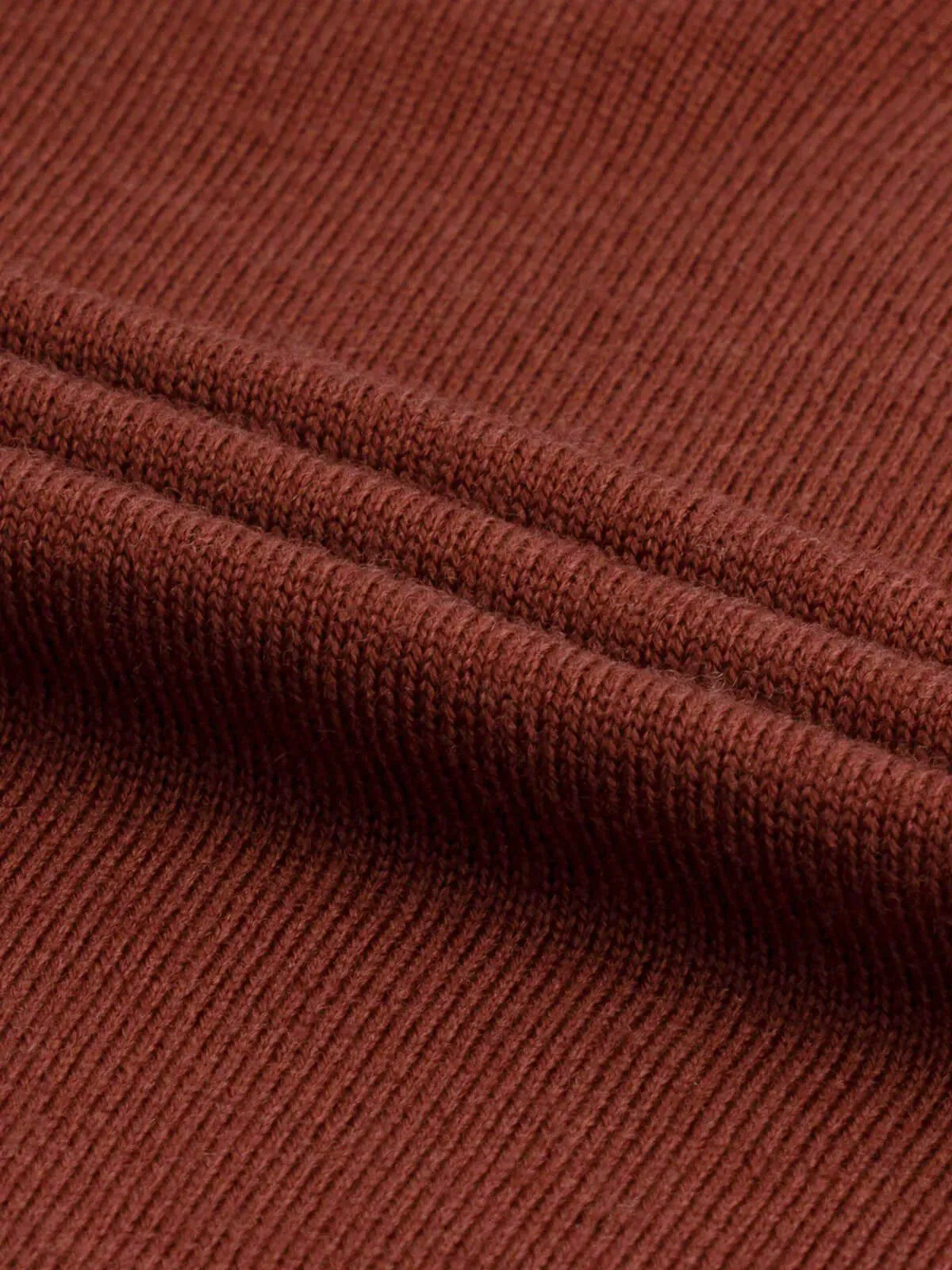 Shortsleeve Buttonless Polo Maroon