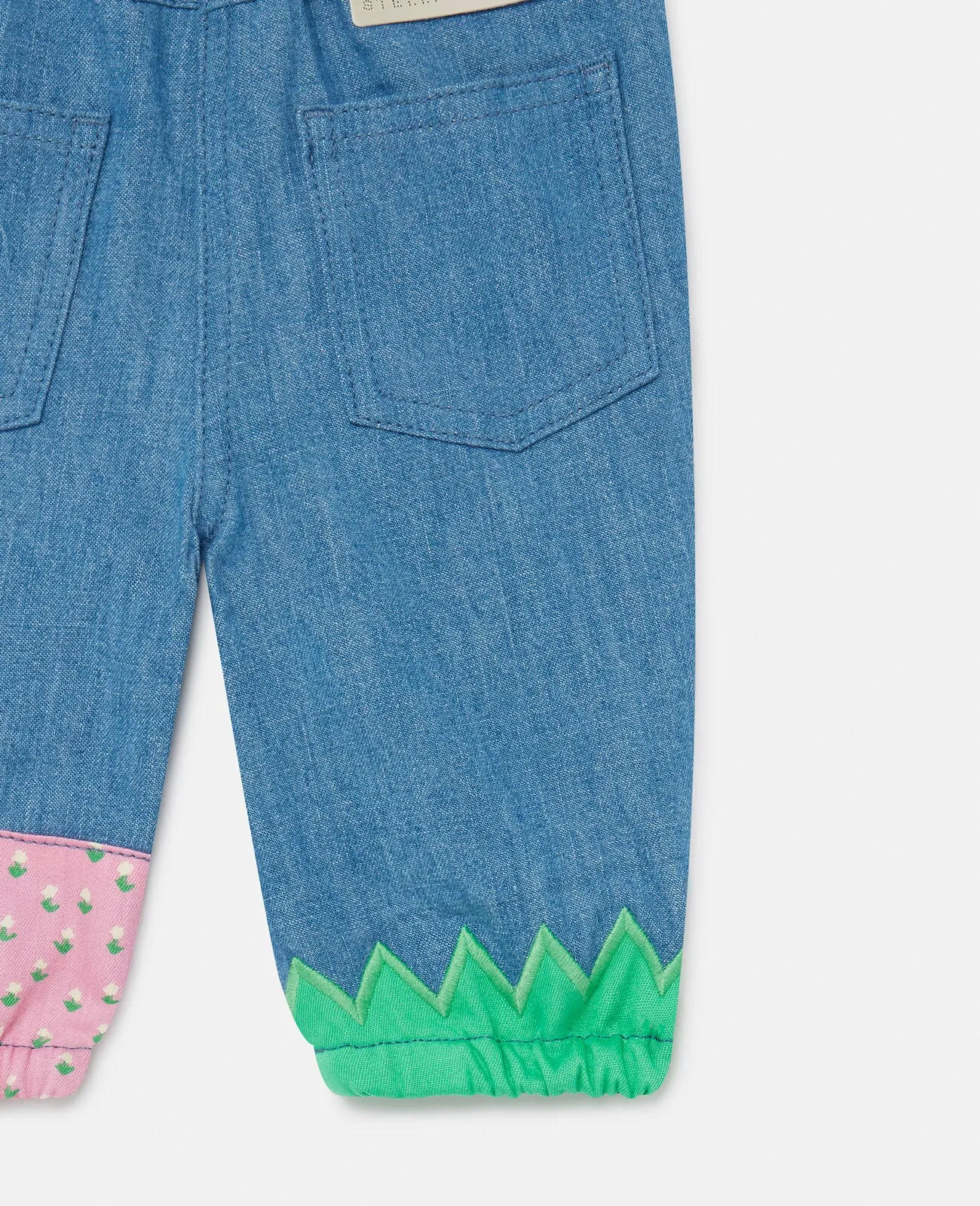 Stella McCartney Baby Girls Blue Denim Farm Trousers