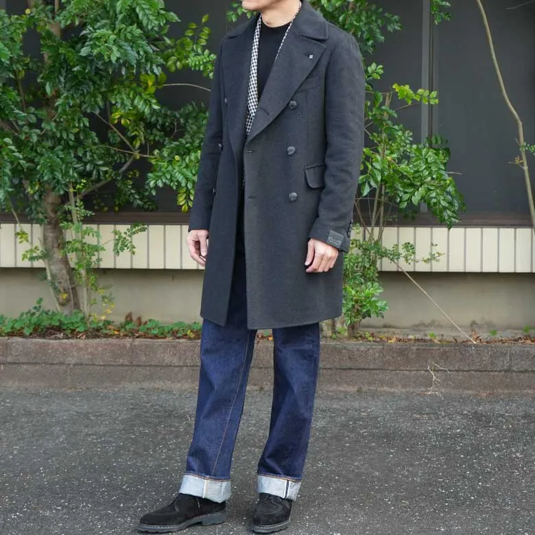TAGLIATORE タリアトーレ コート ポロコート メルトン カシミヤ100% 新入荷 ダブルブレスト