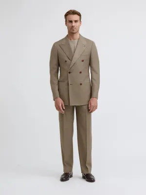 Taupe S130 Wool Suit