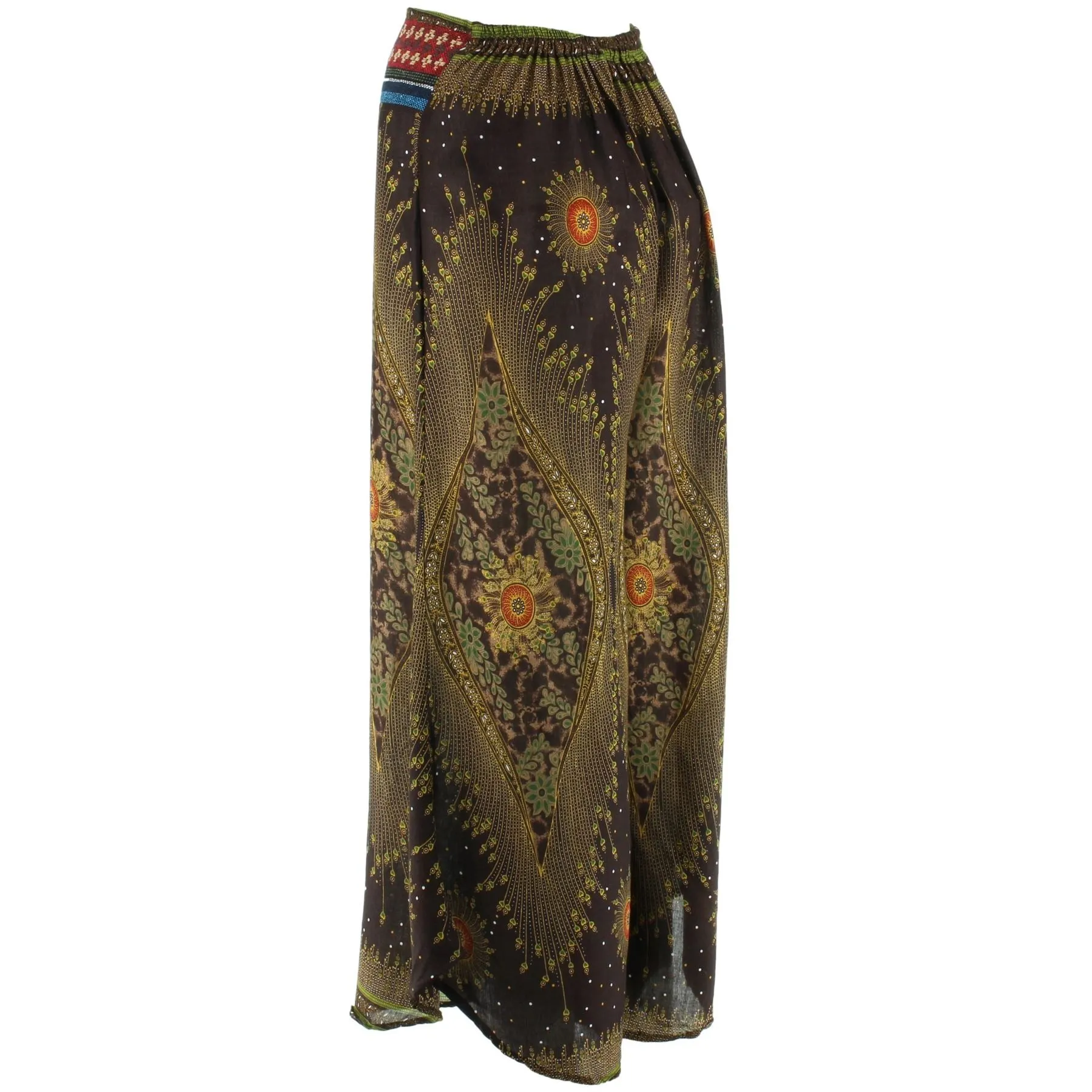 Thai Trim Trousers - Brown