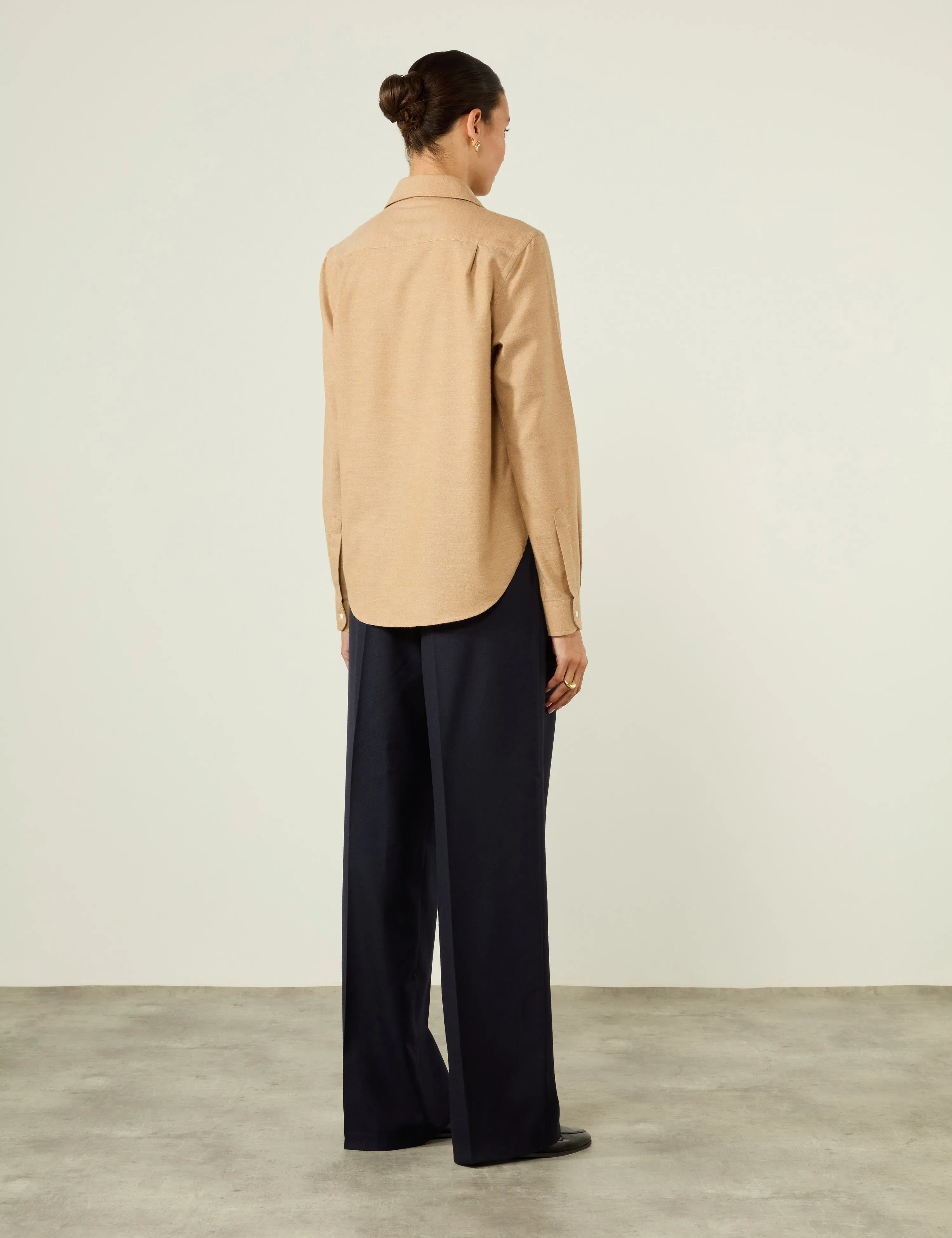 The Classic: Fine Brushed, Caramel Shirt