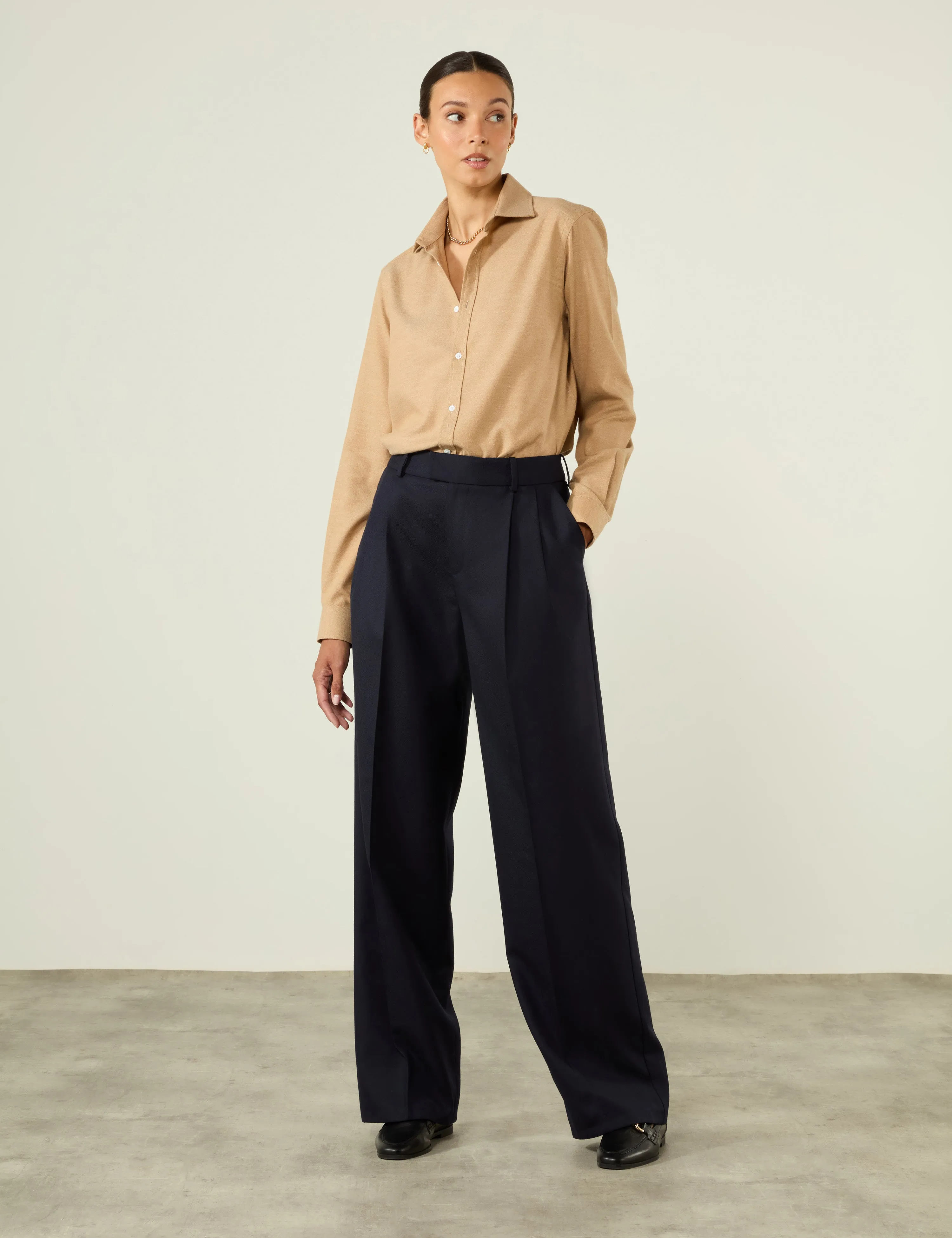 The Classic: Fine Brushed, Caramel Shirt