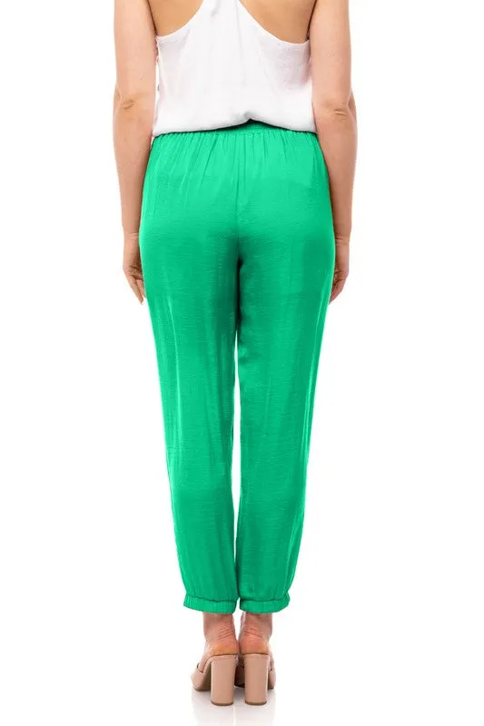 The Leslie joggers- Green