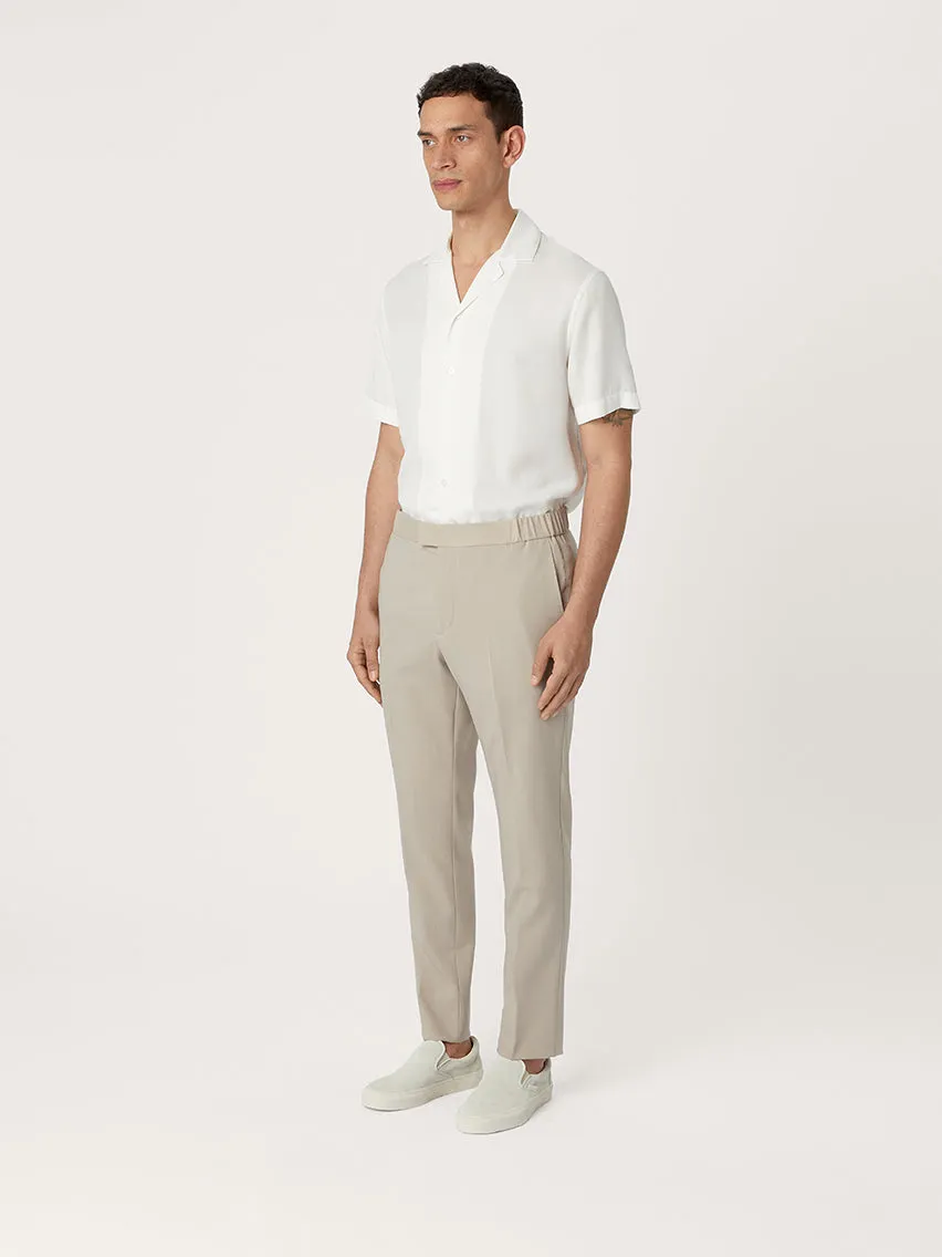 The Tropical Wool 24 Trouser || Beige | Tropical Wool