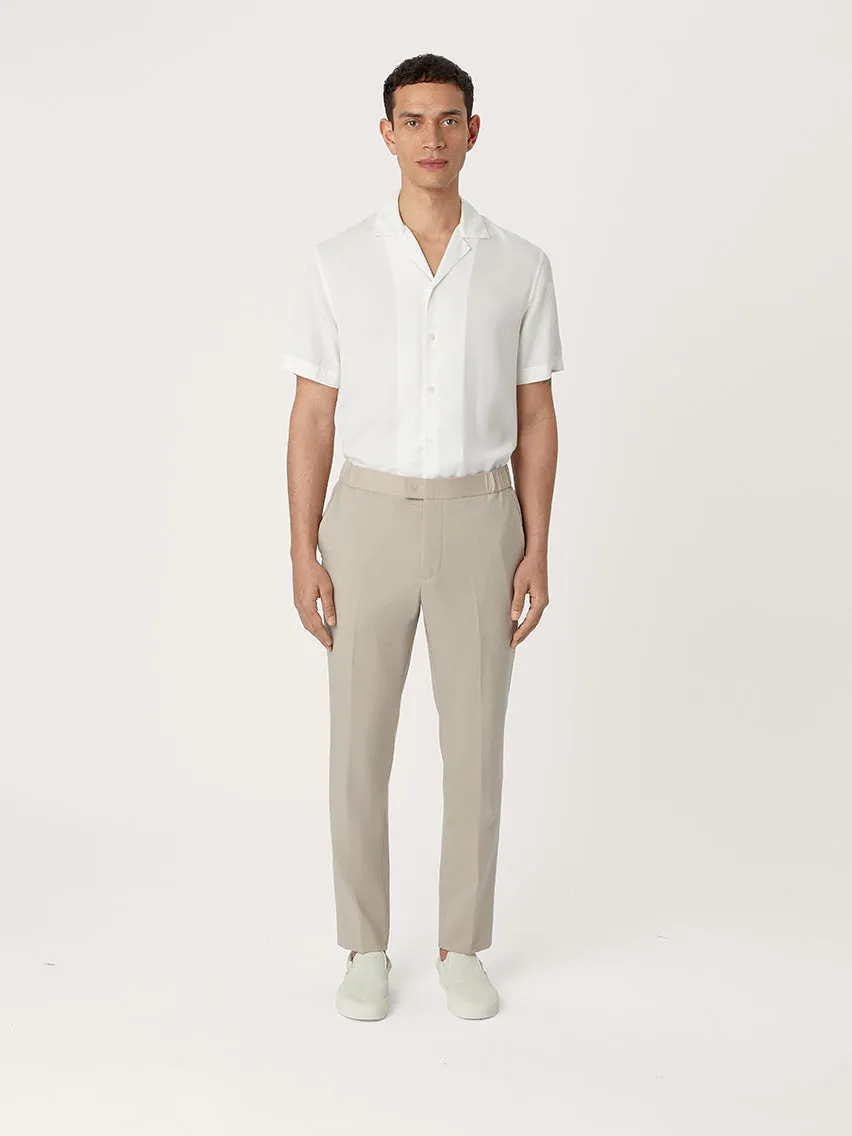 The Tropical Wool 24 Trouser || Beige | Tropical Wool