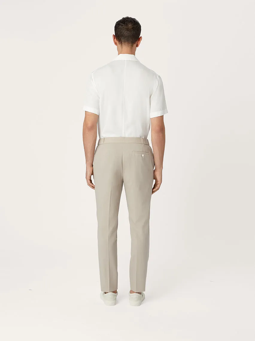 The Tropical Wool 24 Trouser || Beige | Tropical Wool