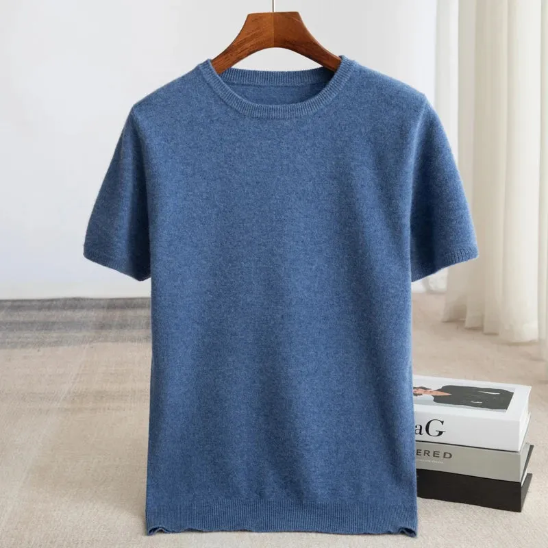 Vera | Men's Pure Merino Wool Knit Tee