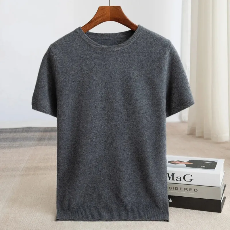 Vera | Men's Pure Merino Wool Knit Tee