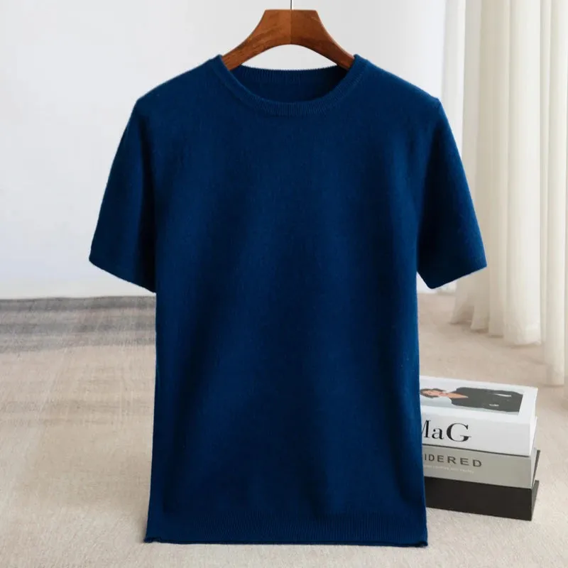 Vera | Men's Pure Merino Wool Knit Tee
