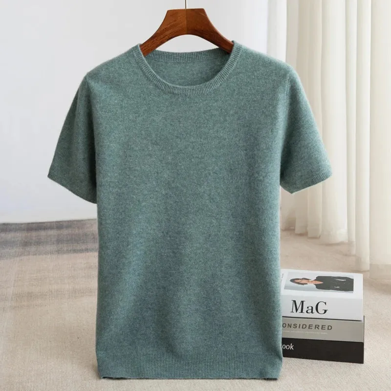 Vera | Men's Pure Merino Wool Knit Tee