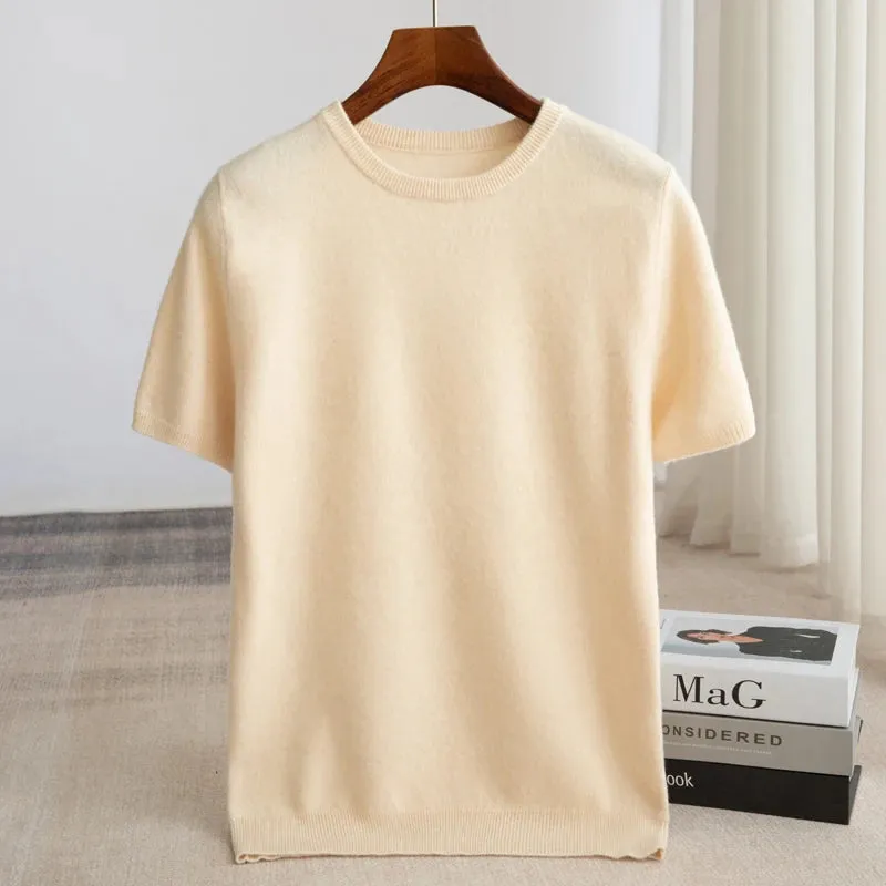 Vera | Men's Pure Merino Wool Knit Tee