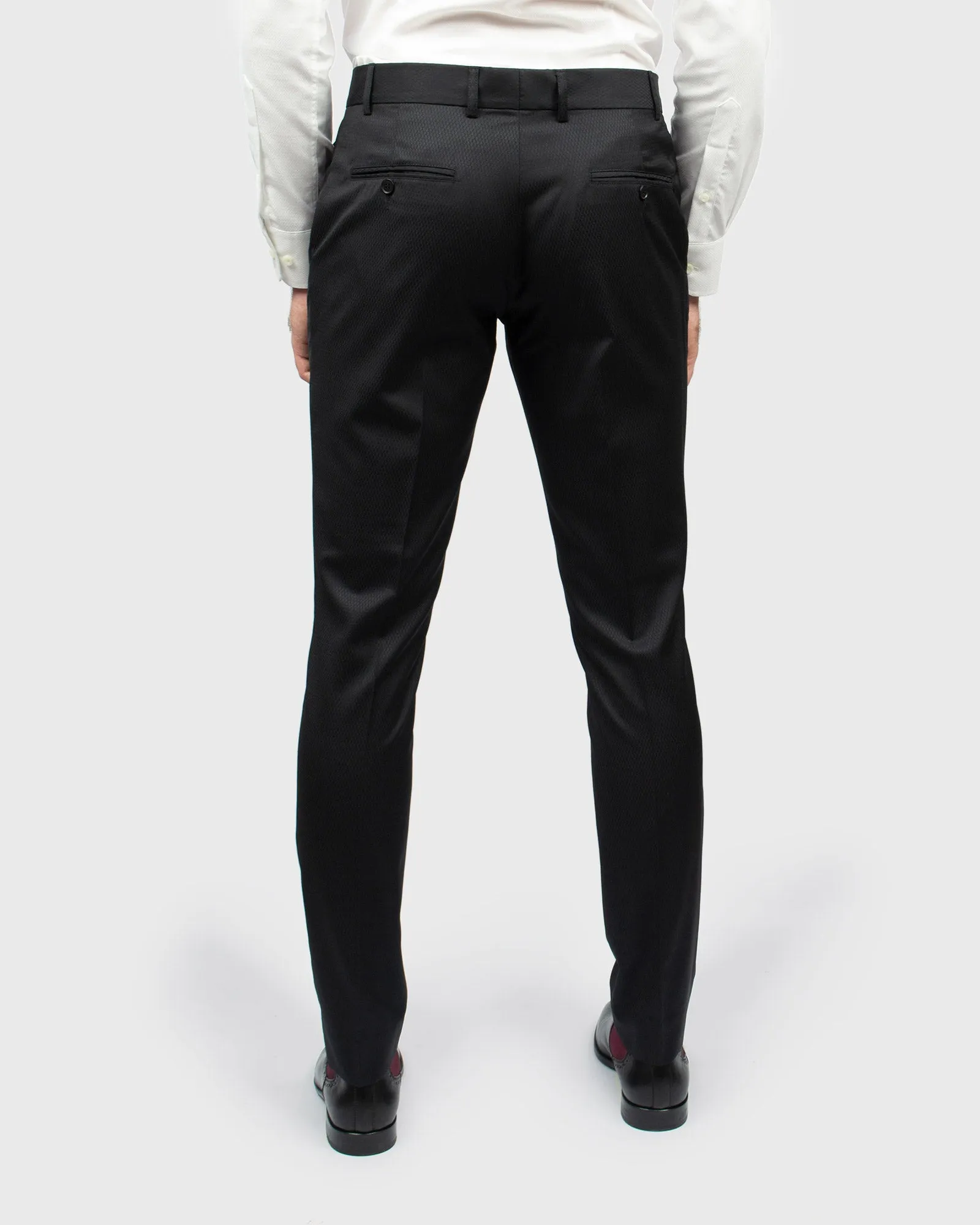 VINCENT & FRANKS S1995A889-2D BLACK SLIM TROUSER