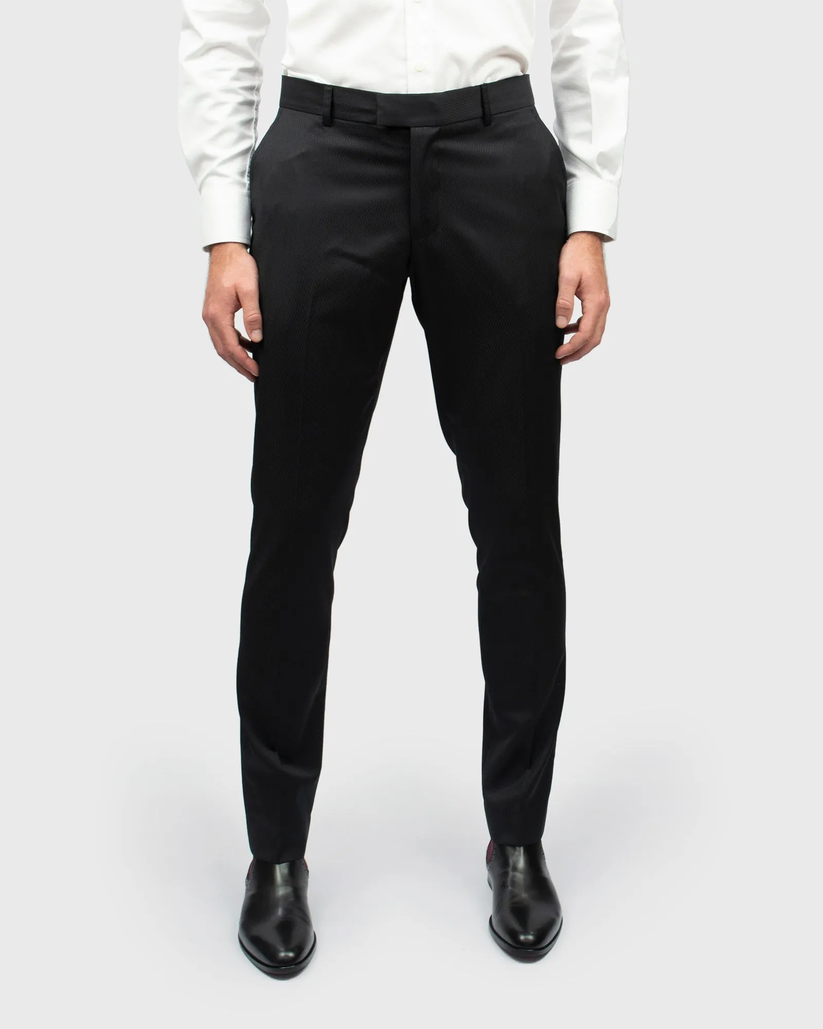 VINCENT & FRANKS S1995A889-2D BLACK SLIM TROUSER