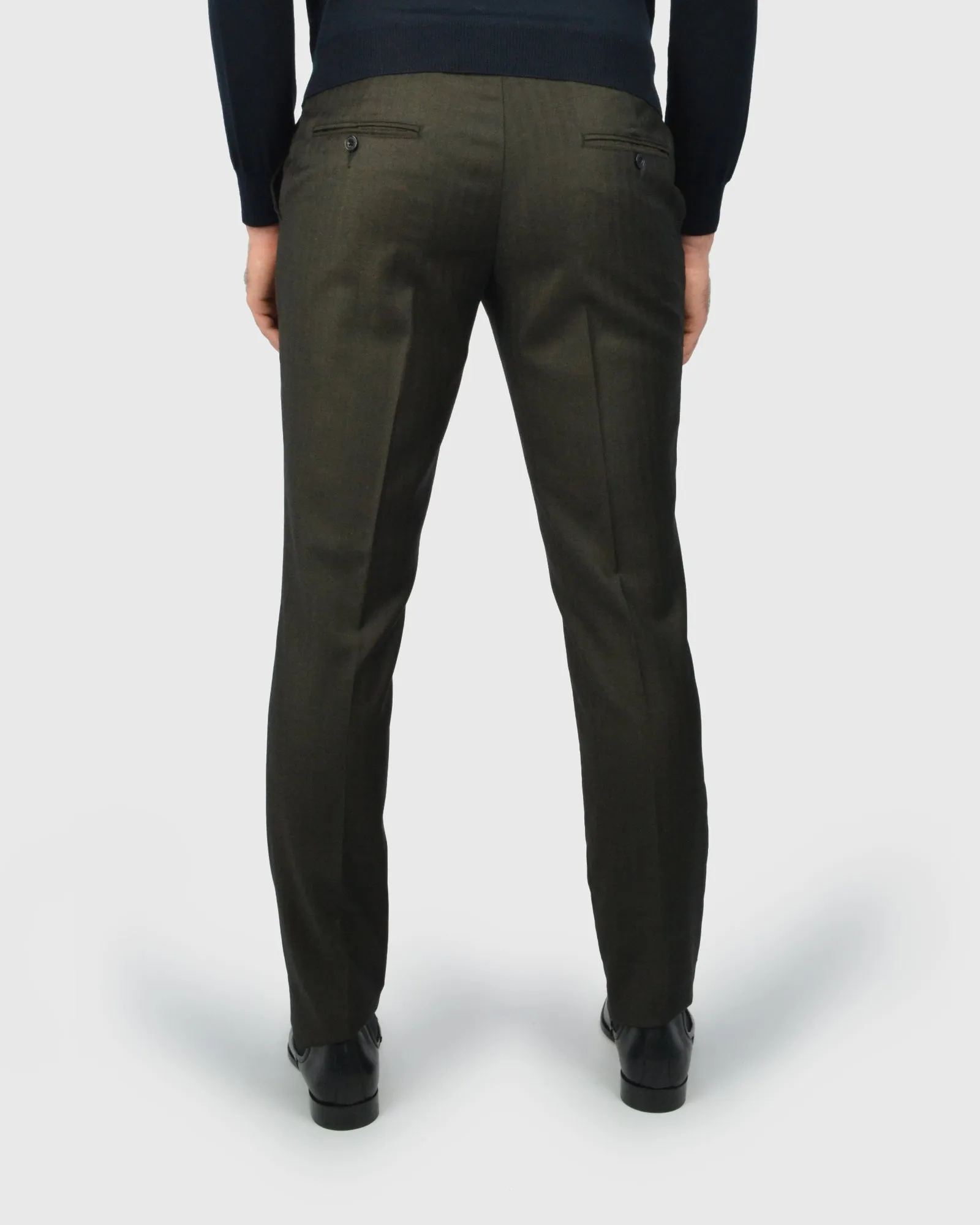 VINCENT & FRANKS W22VF-702236 BRN SLIM TROUSER