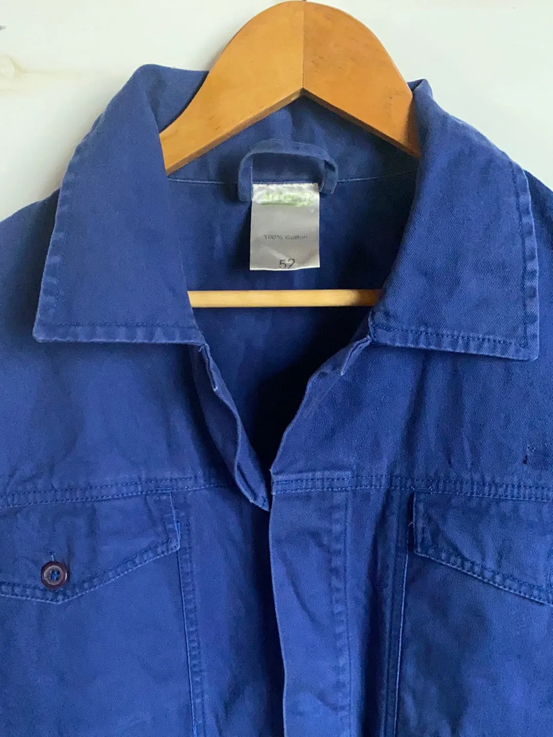 Vintage Indigo Chore Coat - Dark