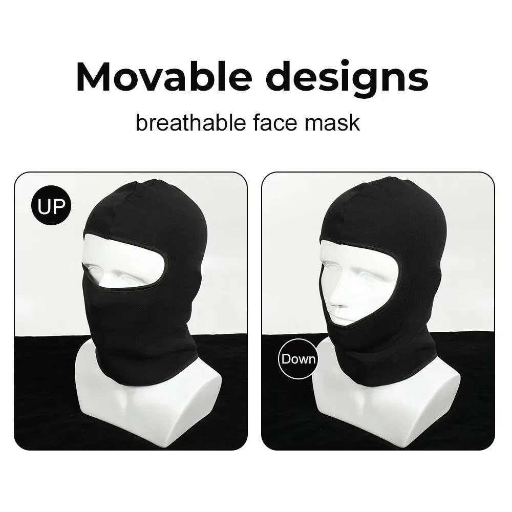 Winter Outdoor Fleece Full Face Mask Cycling Balaclava Scarf Sports Ski Hiking Snowboard Outdoor Neck Cover Warm Hood Hat Men
