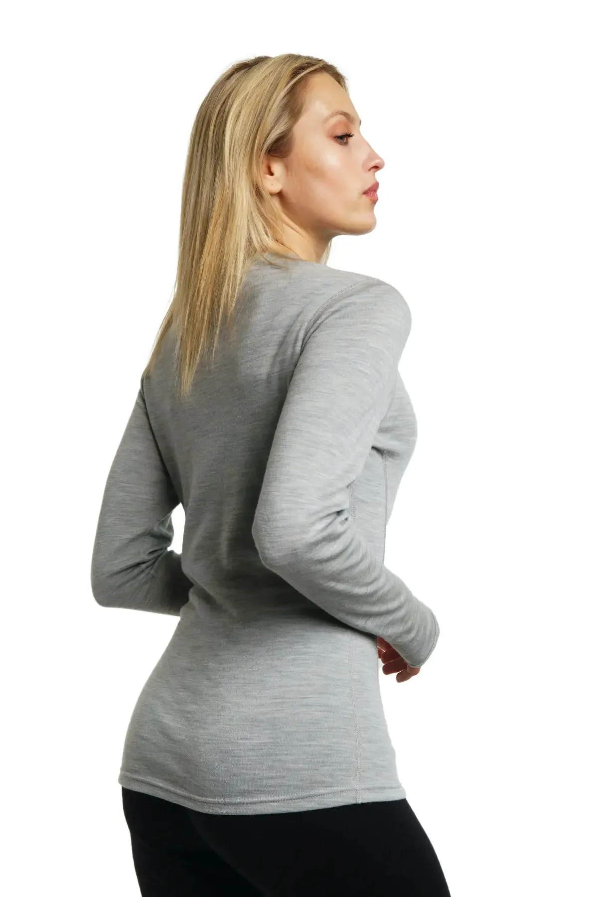 Women's Merino Long Sleeve 250 Gray Heather