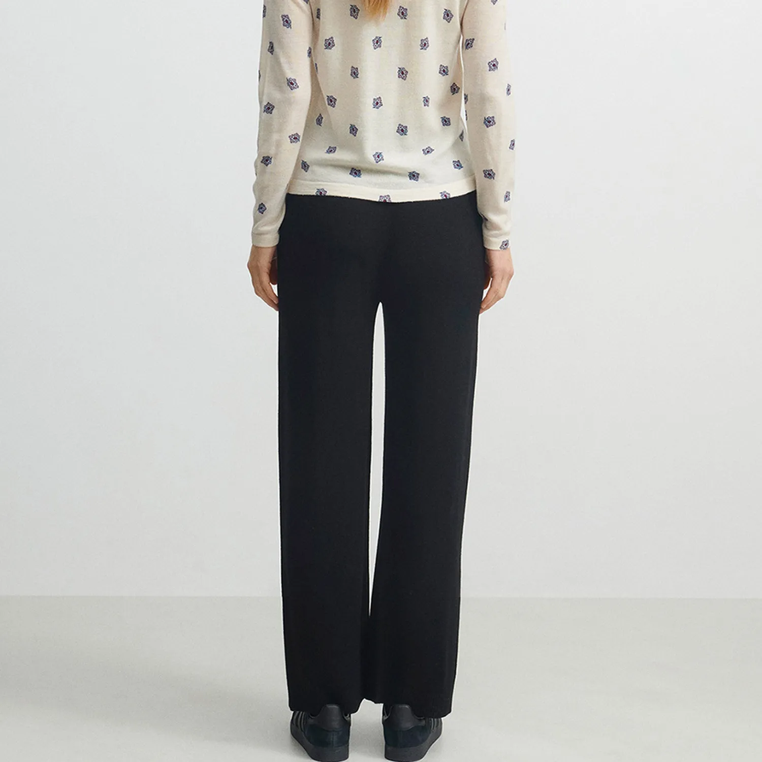 Womens Merino Wool Pants - Black