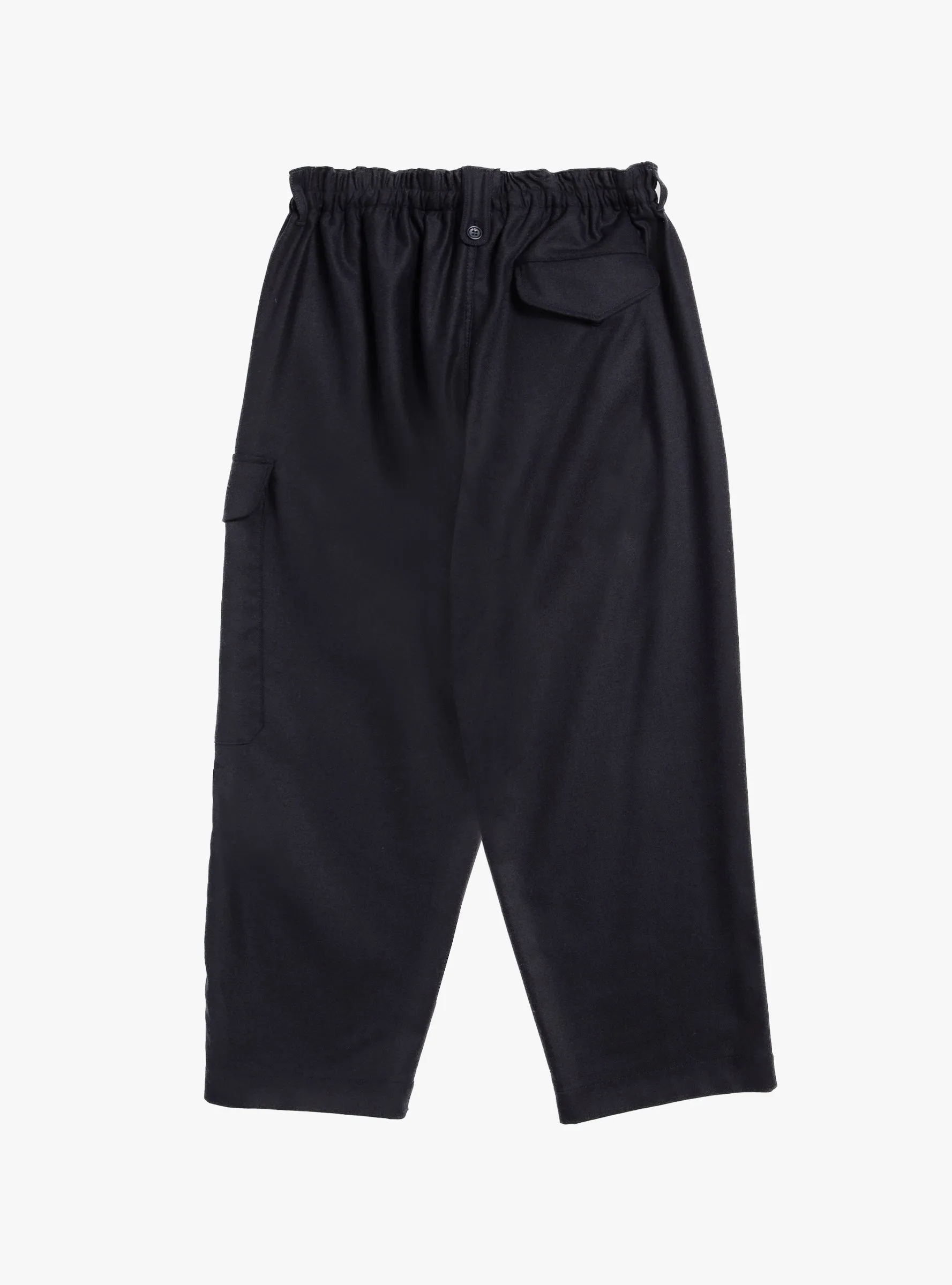 Wool Flannel Military Trouser Navy