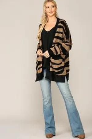 ZEBRA CARDIGAN